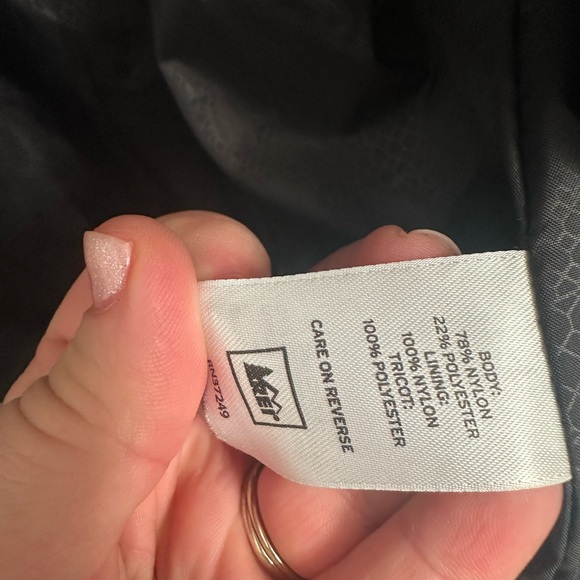 REI Black Trench Coat - Picture 6 of 10